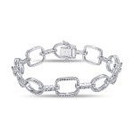 14k White Gold Ladies Bracelet B01124-RD.W