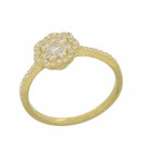 Luvente Yellow Gold Ring