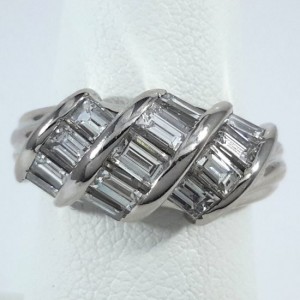Platinum Ladies Fashion Ring R10069
