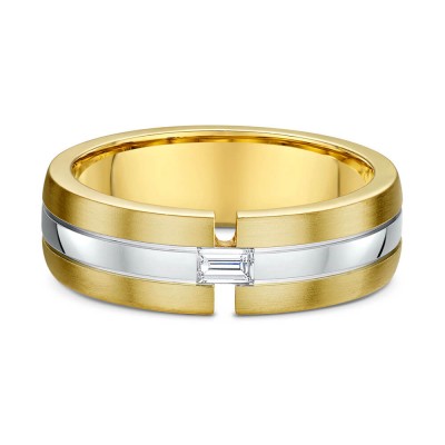 Two-Tone Mens Wedding Band 607A04