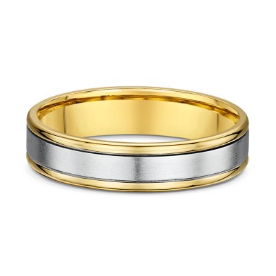 Two-Tone Mens Wedding Band 639A00H