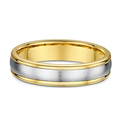 Two-Tone Mens Wedding Band 808A03