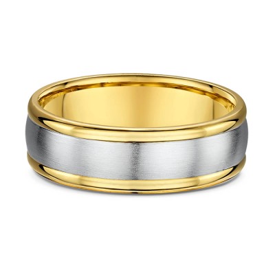 Two-Tone Mens Wedding Band 808A04H
