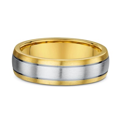 Two-Tone Mens Wedding Band 855A23