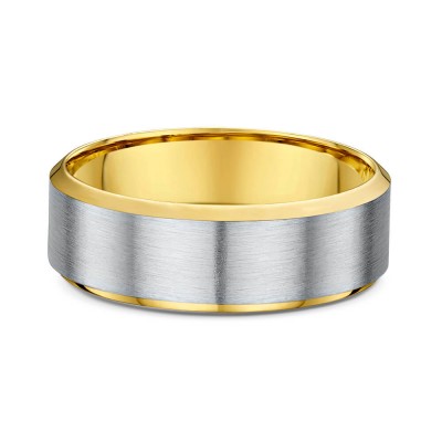 Two-Tone Mens Wedding Band 857A04