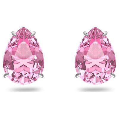 Gema stud earrings
Pink, Rhodium plated