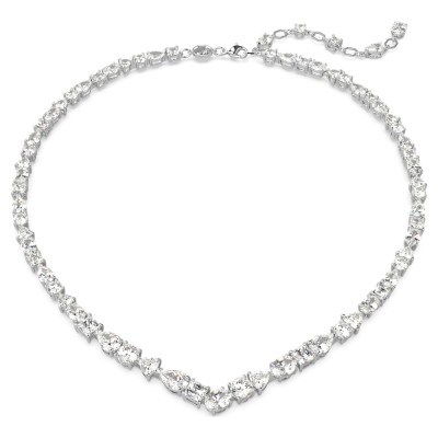 Mesmera necklace
Mixed cuts, White, Rhodium plated