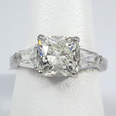 Platinum Ladies Engagement Ring MSC2425