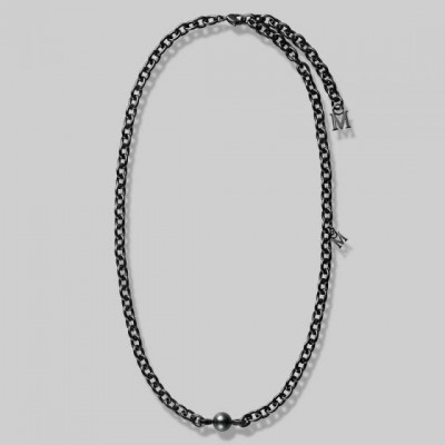 Passionoir Black South Sea Cultured Pearl Necklace