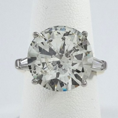 Two-Tone Ladies Engagement Ring R10091
