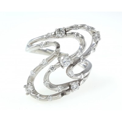 Platinum Ladies Fashion Ring R10722