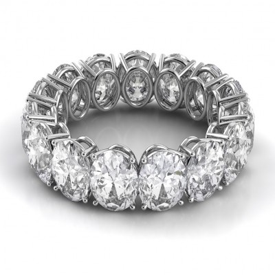 Oval Diamond Wedding Ring for Women